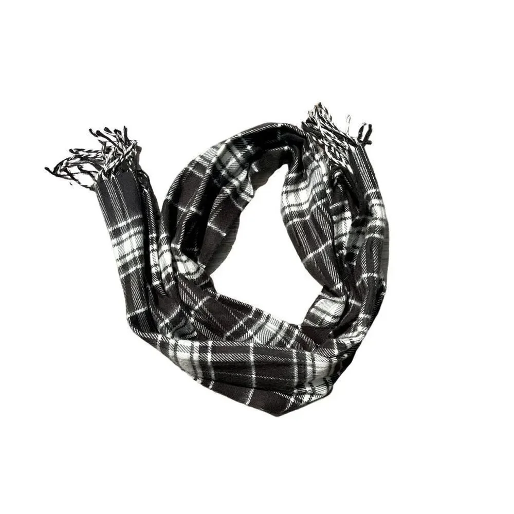 MERONA Black & White Plaid Scarf